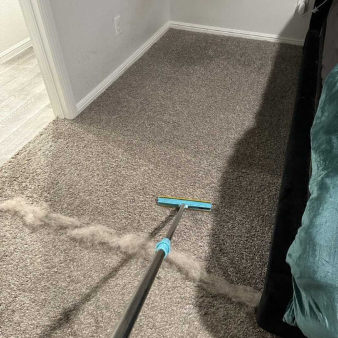 Uproot Cleaner Xtra pet hair results