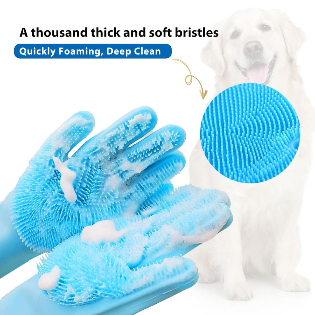 Pet Wash Ultimate Gloves - Gentle & Safe