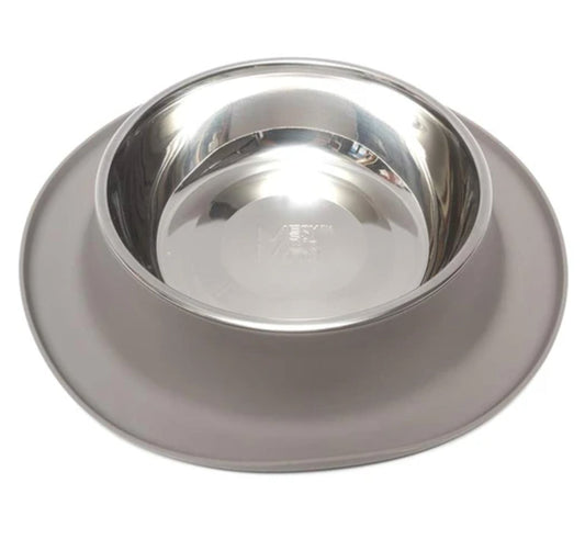 Single Silicone Feeder with Stainless Bowl, Medium, 1.5 Cup Bowl