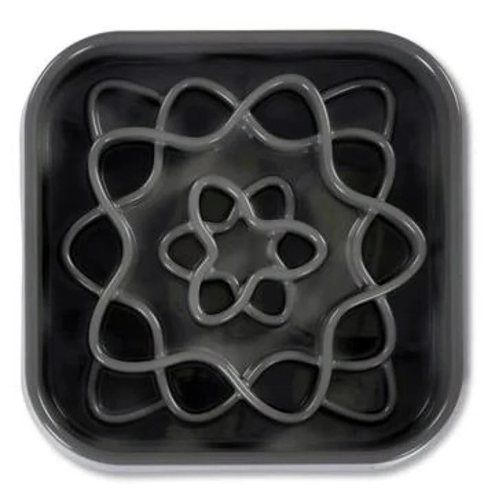 Interactive Square Dog Slow Feeder, 8 cup Capacity