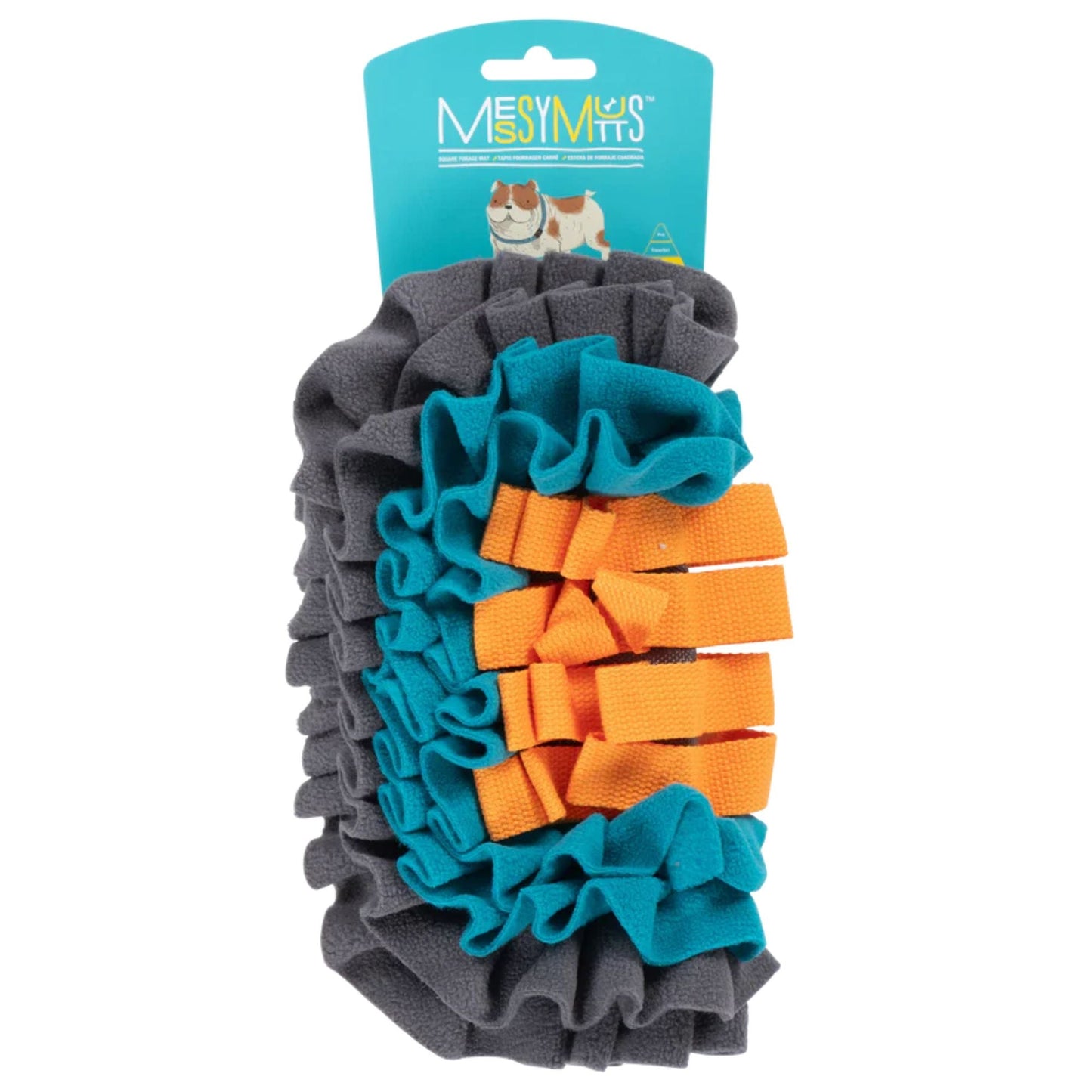 Messy Mutts Square Forage/Snuffle Mat, 11"x 11"