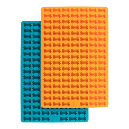 Mini Silicone Bake and Freeze Dog Treat Maker - Pack of 2 (Bone Shape)