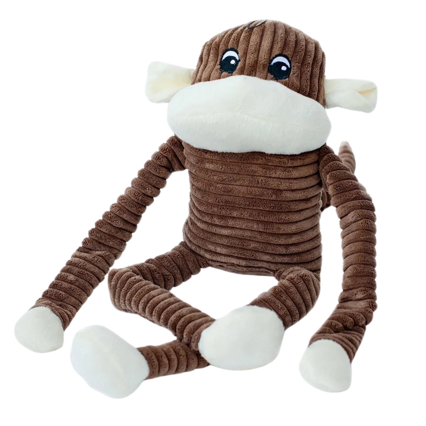 Spencer the Crinkle Monkey – XL Brown