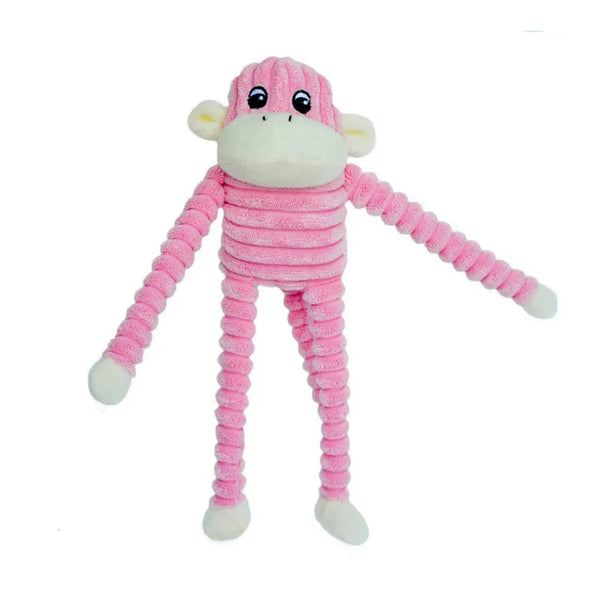 Spencer the Crinkle Monkey – Small Pink