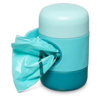 Messy Mutts Dog Waste Bag Holder With Strap Blue