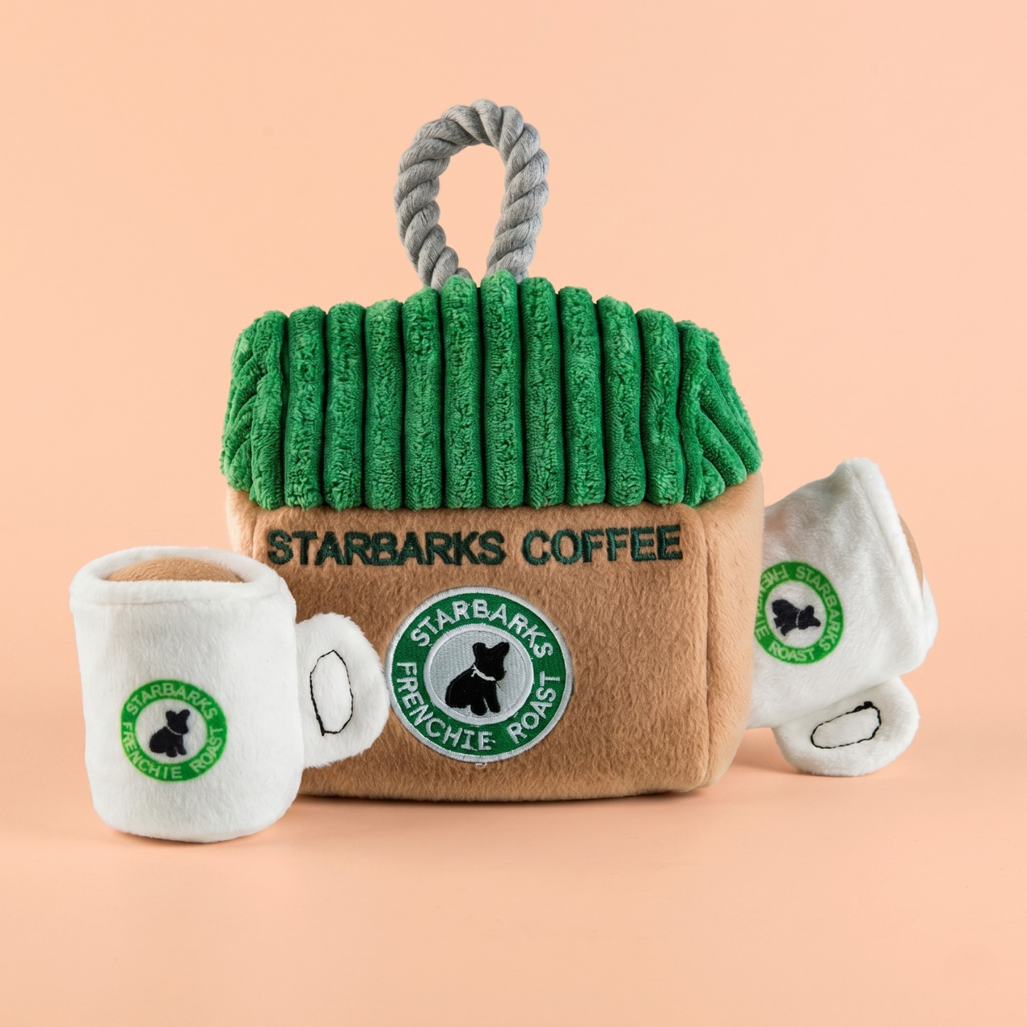 Starbarks Coffee House Interactive Plush Dog Toy