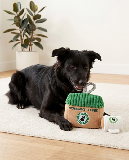 Starbarks Coffee House Interactive Plush Dog Toy