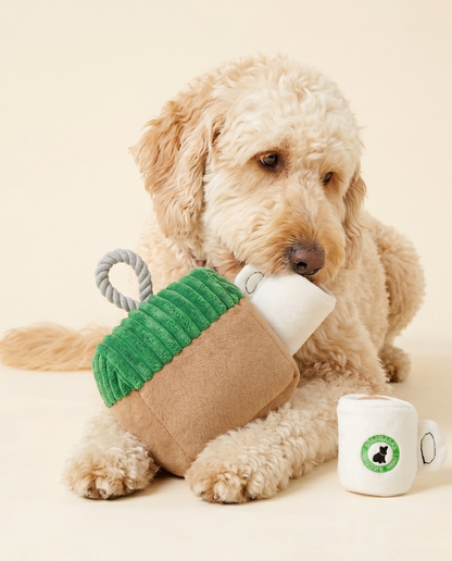 Starbarks Coffee House Interactive Plush Dog Toy